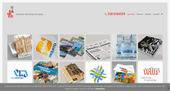 Desktop Screenshot of damicographicstudio.it