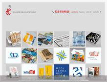 Tablet Screenshot of damicographicstudio.it